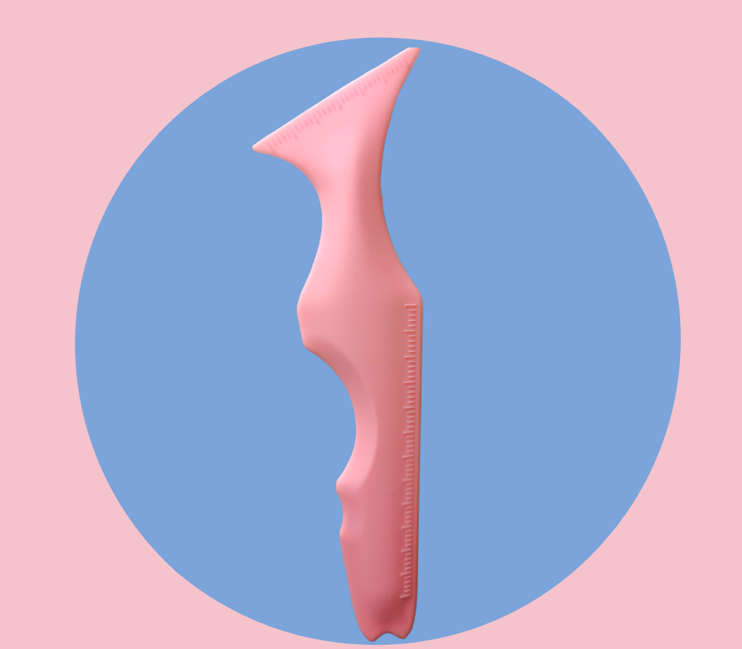 Stencil makeup in silicone